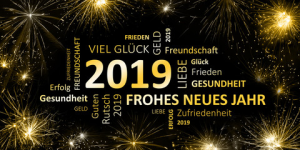 Wir wünschen Euch einen guten Rutsch in das neue Jahr und viel Erfolg in 2019
